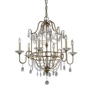 ELSTEAD GIANNA 6 LIGHT CHANDELIER