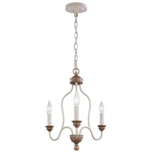 ELSTEAD HARTSVILLE 3 LIGHT CHANDELIER