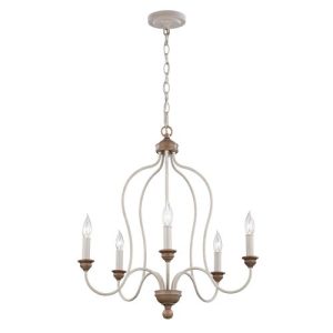 ELSTEAD HARTSVILLE 5 LIGHT CHANDELIER