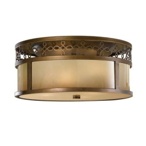 ELSTEAD JUSTINE 3 LIGHT FLUSH