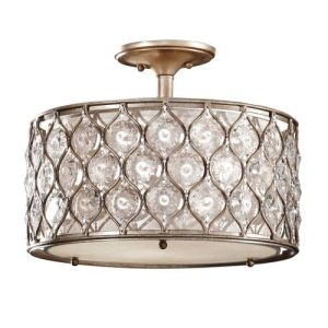 ELSTEAD LUCIA 1 LIGHT SEMI-FLUSH LIGHT