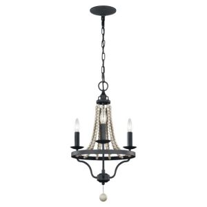 ELSTEAD NORI 3 LIGHT CHANDELIER