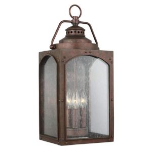 ELSTEAD RANDHURST 3 LIGHT LARGE WALL LANTERN