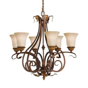 ELSTEAD SONOMA VALLEY 6 LIGHT CHANDELIER