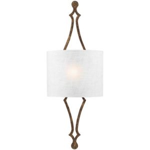 ELSTEAD TILLING 1 LIGHT WALL LIGHT - DISTRESSED GOLD LEAF
