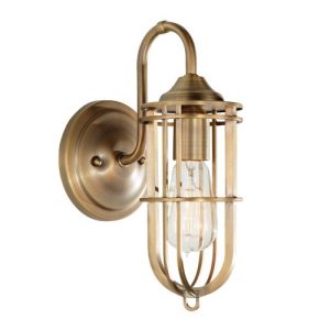 ELSTEAD URBAN RENEWAL 1 LIGHT WALL LIGHT  - DARK ANTIQUE BRASS