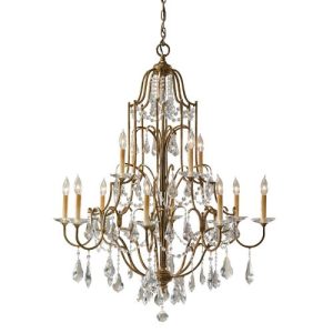 ELSTEAD VALENTINA 12 LIGHT MU LIGHTI-TIER CHANDELIER