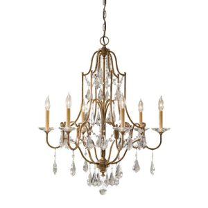 ELSTEAD VALENTINA 6 LIGHT CHANDELIER