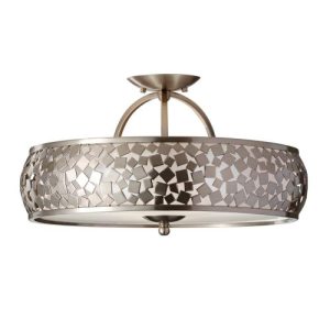 ELSTEAD ZARA 3 LIGHT SEMI-FLUSH LIGHT