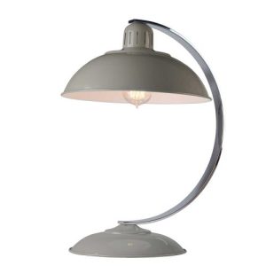 ELSTEAD FRANKLIN 1 LIGHT DESK LAMP - GREY
