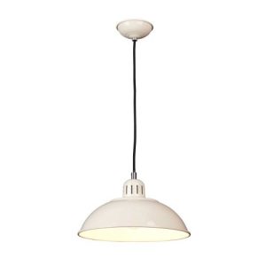 ELSTEAD FRANKLIN 1 LIGHT PENDANT - CREAM