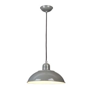 ELSTEAD FRANKLIN 1 LIGHT PENDANT - GREY