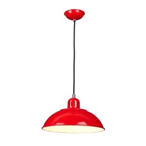 ELSTEAD FRANKLIN 1 LIGHT PENDANT - RED