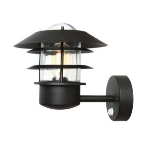 ELSTEAD HELSINGOR 1 LIGHT PIR WALL LANTERN - BLACK