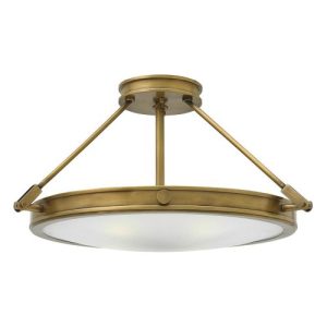 ELSTEAD COLLIER 4 LIGHT LARGE SEMI-FLUSH