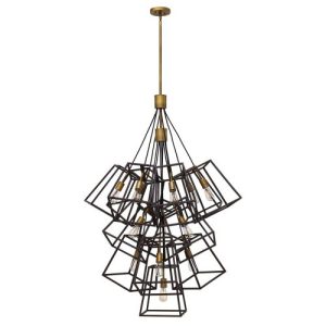ELSTEAD FULTON 13 LIGHT LARGE FOYER CHANDELIER