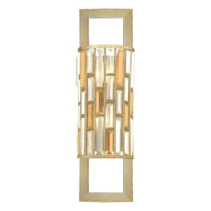 ELSTEAD GEMMA 2 LIGHT WALL LIGHT - SILVER LEAF