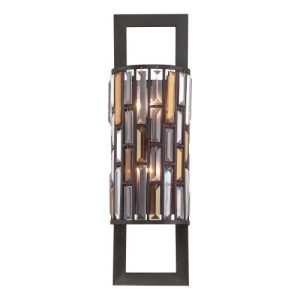 ELSTEAD GEMMA 2 LIGHT WALL LIGHT - VINTAGE BRONZE