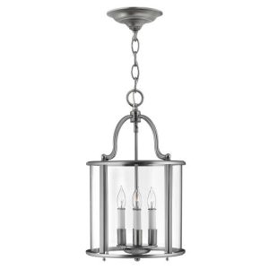 ELSTEAD GENTRY 4 LIGHT MEDIUM PENDANT - PEWTER