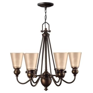 ELSTEAD MAYFLOWER 6 LIGHT CHANDELIER