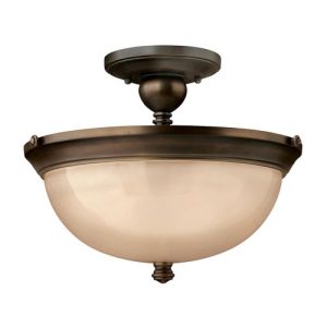 ELSTEAD MAYFLOWER 3 LIGHT SEMI-FLUSH
