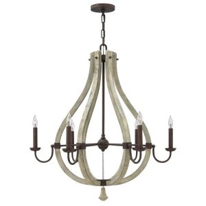ELSTEAD MIDDLEFIELD 6 LIGHT CHANDELIER