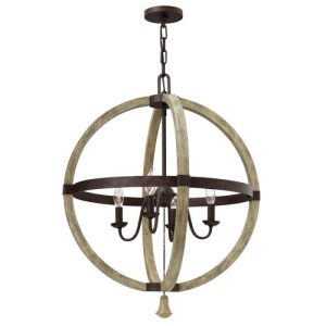 ELSTEAD MIDDLEFIELD 4 LIGHT CHANDELIER