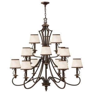 ELSTEAD PLYMOUTH 15 LIGHT CHANDELIER