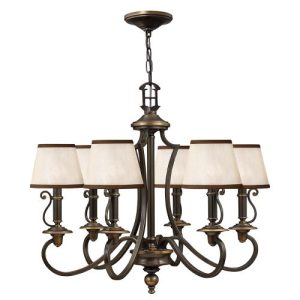 ELSTEAD PLYMOUTH 6 LIGHT CHANDELIER