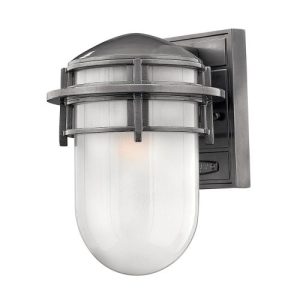 ELSTEAD REEF SMALL 1 LIGHT LANTERN - HEMATITE