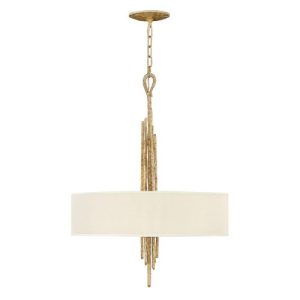 ELSTEAD SPYRE 6 LIGHT PENDANT - CHAMPANGE GOLD