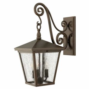 ELSTEAD TRELLIS 3 LIGHT MEDIUM WALL LANTERN
