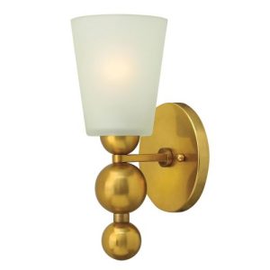 ELSTEAD ZELDA 1 LIGHT WALL LIGHT - VINTAGE BRASS