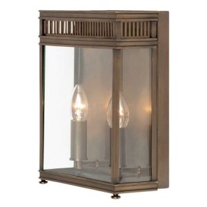 ELSTEAD HOLBORN 2 LIGHT HALF LANTERN MEDIUM - DARK BRONZE