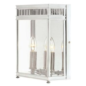 ELSTEAD HOLBORN 2 LIGHT HALF LANTERN MEDIUM - POLISHED CHROME