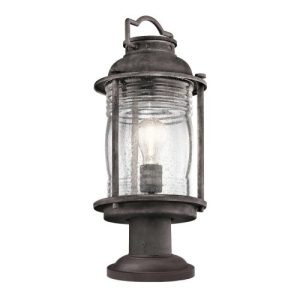 ELSTEAD ASHLAND BAY 1 LIGHT MEDIUM PEDESTAL LANTERN