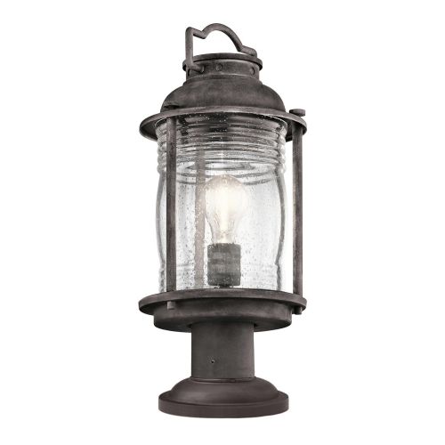 ELSTEAD ASHLAND BAY 1 LIGHT MEDIUM PEDESTAL LANTERN