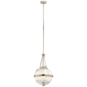 ELSTEAD ASTER 3 LIGHT PENDANT - POLISHED NICKEL