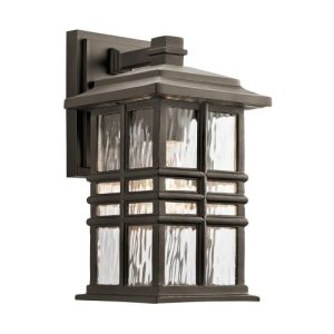 ELSTEAD BEACON SQUARE 1 LIGHT WALL LANTERN