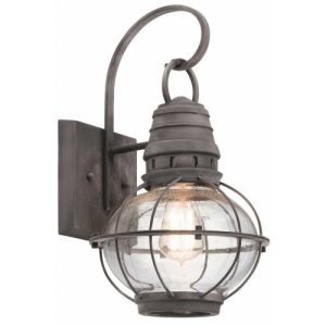 ELSTEAD BRIDGE POINT 1 LIGHT MEDIUM WALL LANTERN