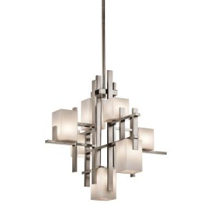 ELSTEAD CITY LIGHTS 7 LIGHT CHANDELIER