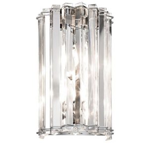 ELSTEAD CRYSTAL SKYE 2 LIGHT WALL LIGHT
