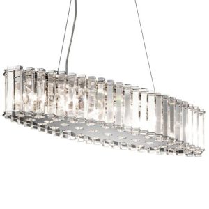 ELSTEAD CRYSTAL SKYE 8 LIGHT ISLAND CHANDELIER