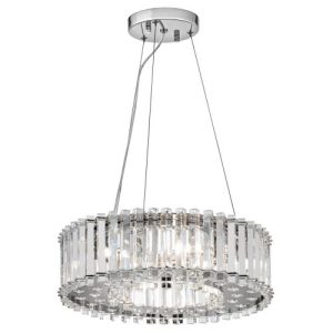 ELSTEAD CRYSTAL SKYE 6 LIGHT PENDANT