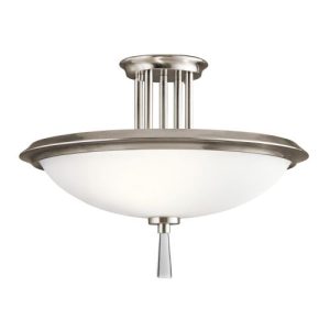 ELSTEAD DREYFUS 3 LIGHT SEMI FLUSH