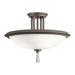 ELSTEAD DREYFUS 3 LIGHT SEMI FLUSH
