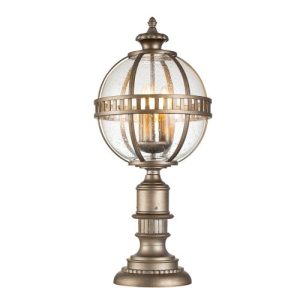 ELSTEAD HALLERON 3 LIGHT PEDESTAL LANTERN