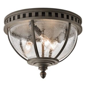 ELSTEAD HALLERON 3 LIGHT CEILING FLUSH