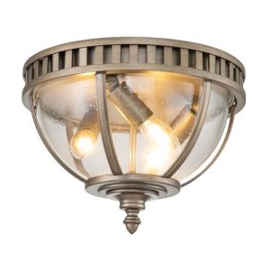 ELSTEAD HALLERON 3 LIGHT CEILING FLUSH