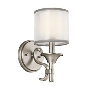 ELSTEAD LACEY 1 LIGHT WALL LIGHT - ANTIQUE PEWTER